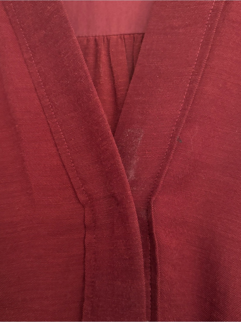 Isabel Marant Burgundy Button-Front Tunic - Picture 2 of 8